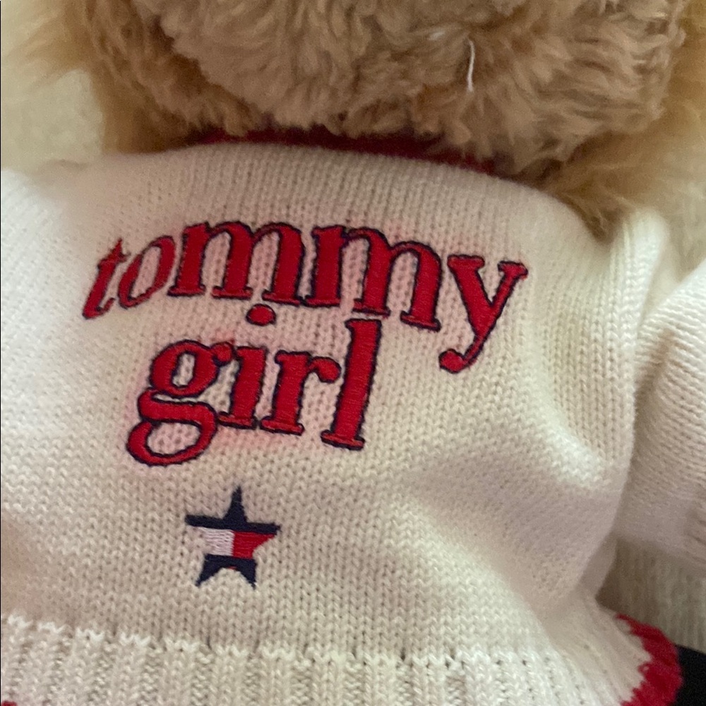 Tommy Hilfiger Bear with White and Navy Outfit from the 90s - Picture 2 of 7